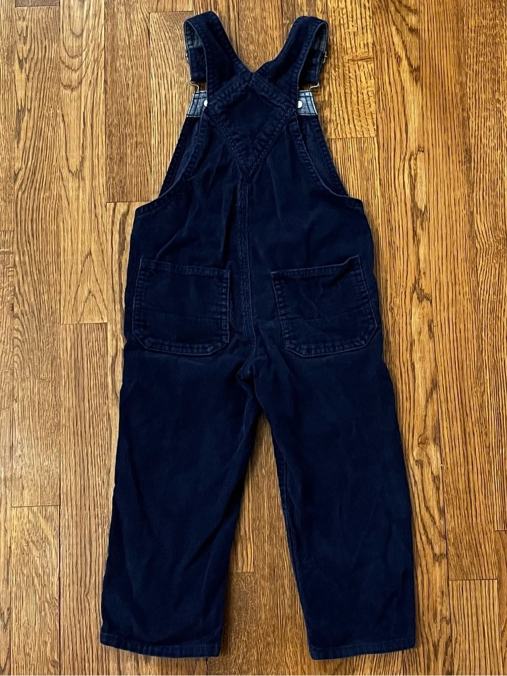 Gap Kids Boys Size 3T Navy Blue Corduroy Overalls
